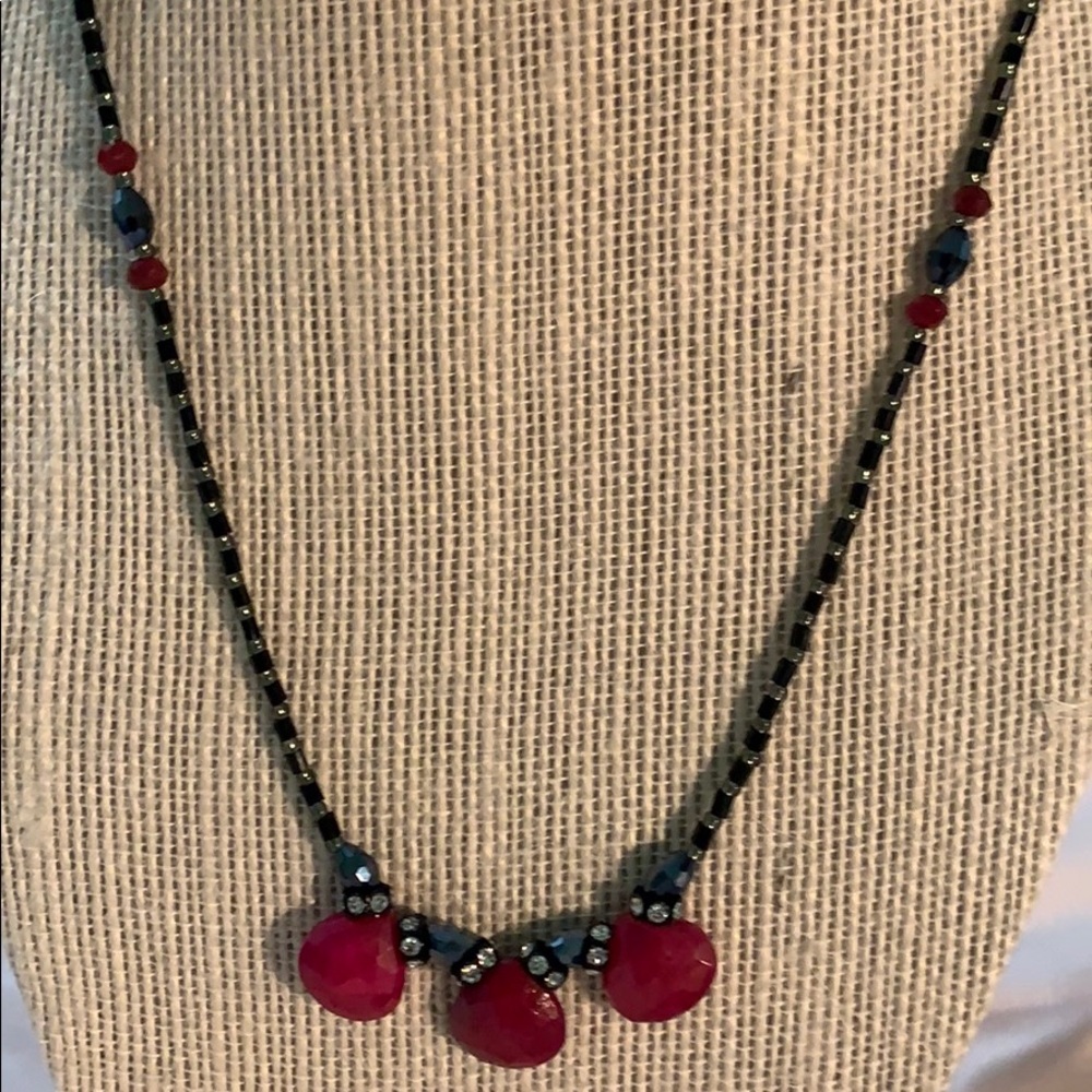 Real Ruby Stone Necklace - image 3